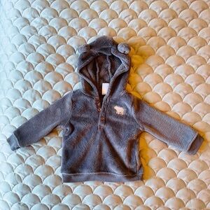 Child Of Mine Size 18 month Sherpa bear sweater with hood